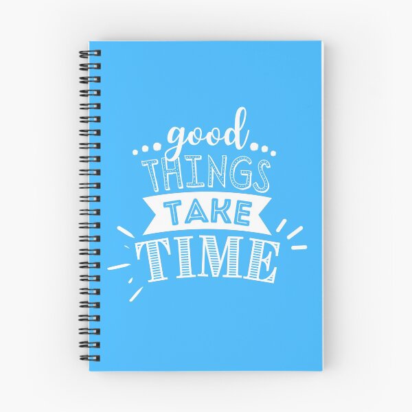 Item preview, Copy of Good Things Take Time On Blue designed and sold by TheCosmosStore.