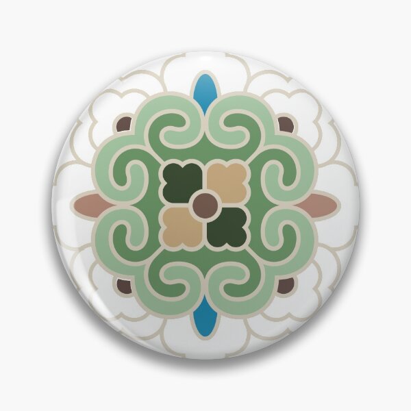 Item preview, Korean Traditional Beige Pattern Style 6 on White BG designed and sold by FollowtheOrigin.