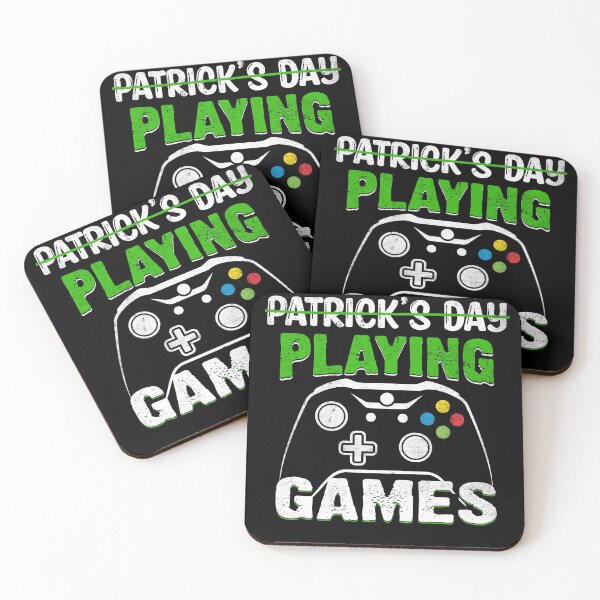 Item preview, P Is For Playing Video Game St Patrick's Day designed and sold by Zeevla.