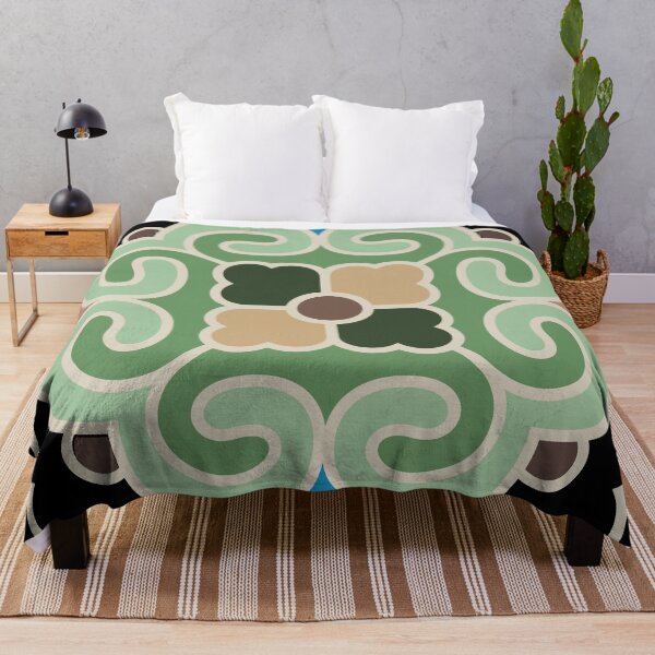 Item preview, Korean Traditional Beige Pattern Style 6 on Black BG designed and sold by FollowtheOrigin.