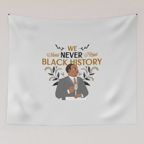 Item preview, We Must Never Forget Black History designed and sold by AladdinMktgs.