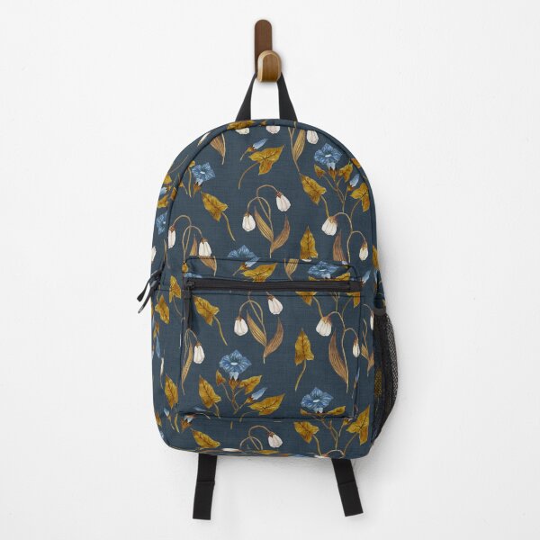 Item preview, Lily Morning Glory Bronze on Dark Denim designed and sold by ThistleandFox.