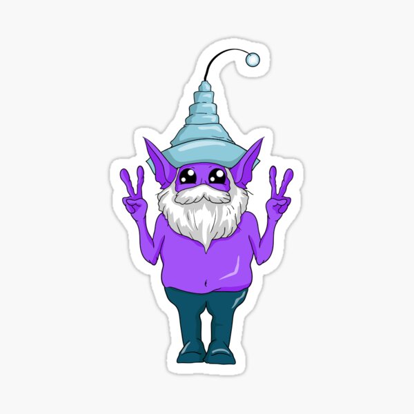 Alien Gnome Sticker