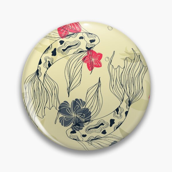 Item preview, Two Ancient Koi In The Pond designed and sold by JJxp.