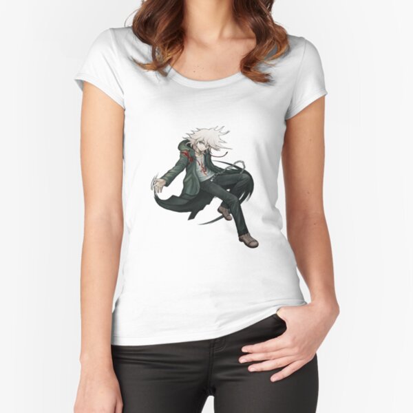 Nagito Komaeda Fitted Scoop T-Shirt