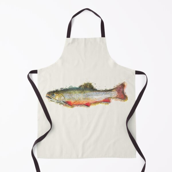 Item preview, brook trout fish_watercolor painting designed and sold by shokA Design.