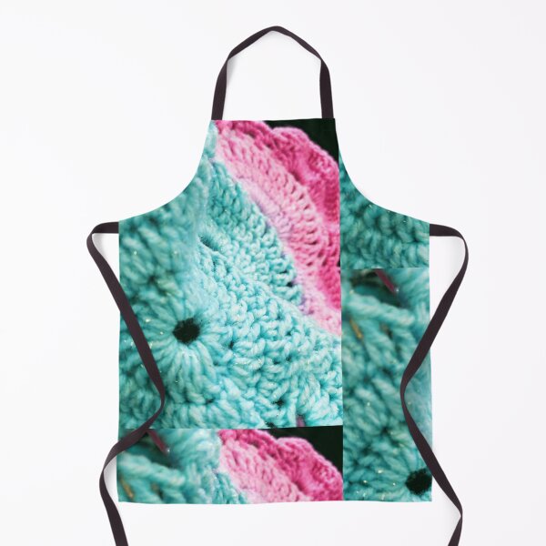 Item preview, Crochet pastels yarn fiber art designed and sold by wingsonafield.