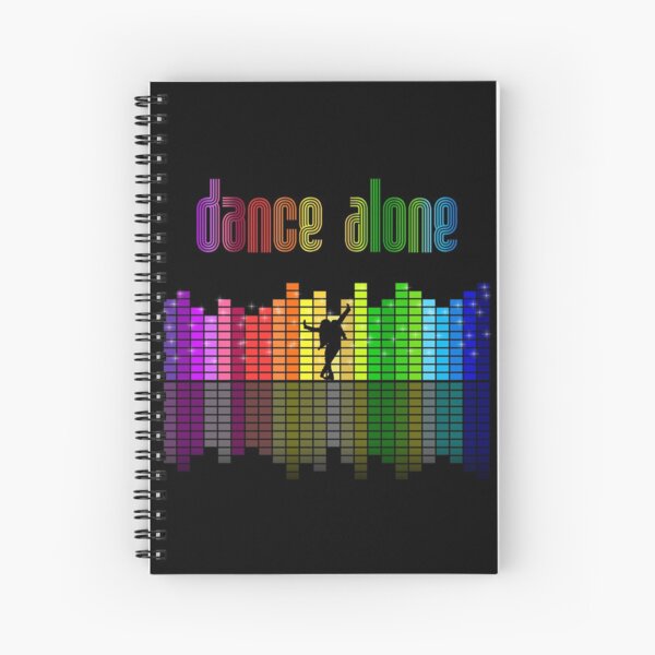 Eurovision 2021- Eurovision song contest - ESC fans - Dance Alone - Discoteque - pride colors Spiral Notebook