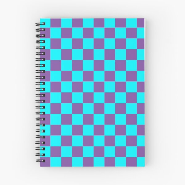 Item preview, purple and cyan seamless checker pattern designed and sold by Ray Loka.
