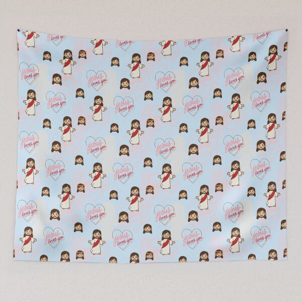 Item preview, Jesus Christ loves you designed and sold by Karpik-HOME.
