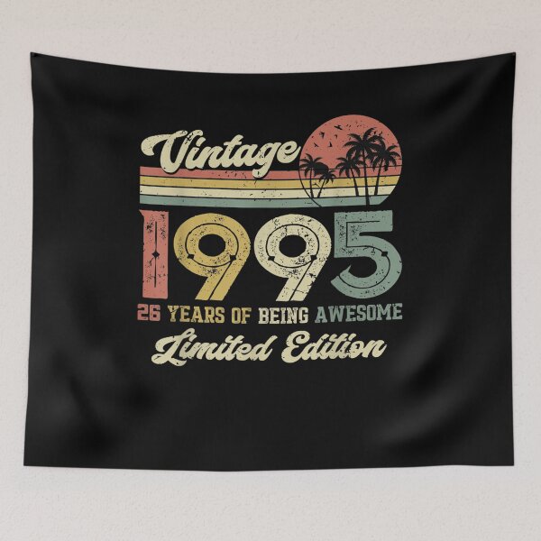 Item preview, Vintage 1995 Retro 26 Year Old 26th Birthday Gift Men Women  designed and sold by aguilaro.
