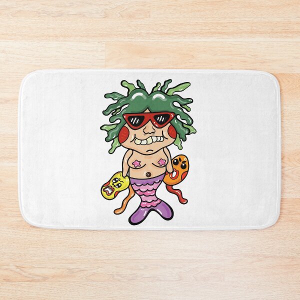 Item preview, Mermaid animal doodle. designed and sold by DoodeDoodle.