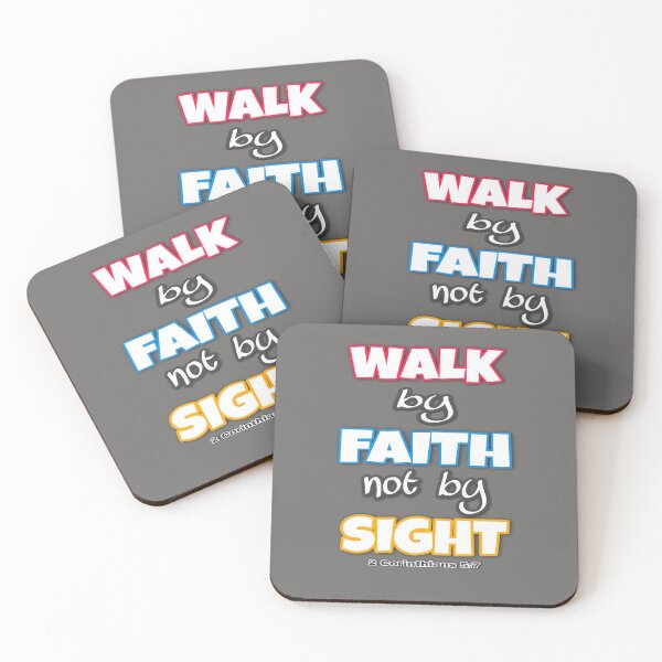 Item preview, walk by faith not by sight designed and sold by WORDtoARTwork.