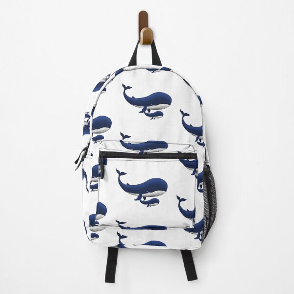 Item preview, Moom and child whale in ocean swimming, marine life designed and sold by PrinChic!.