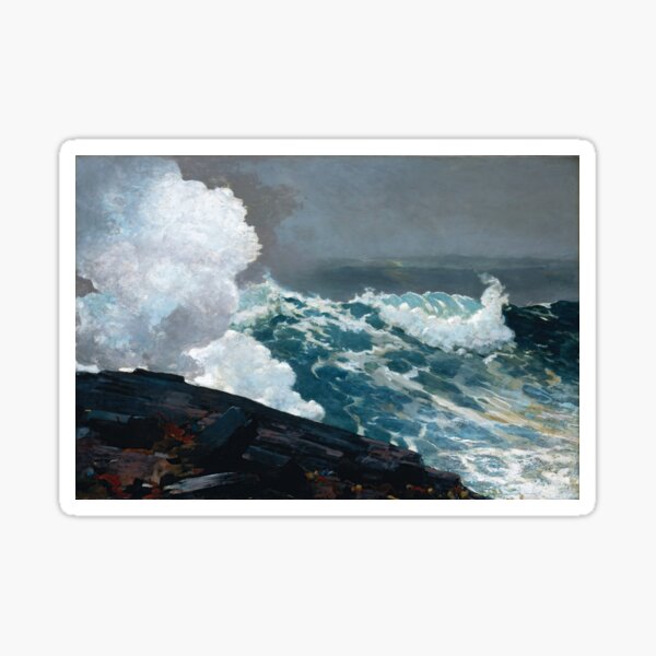 Vista previa del artículo con la obra «Winslow Homer - Noreste (1895)», diseñado y vendido por HistoryRestored.