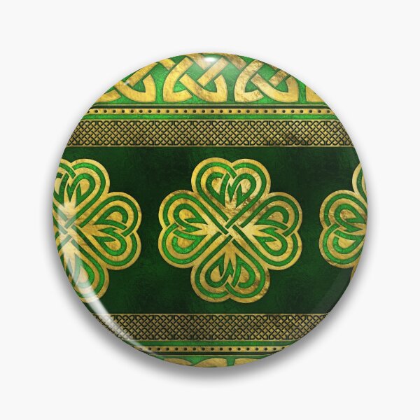 Item preview, Four-leaf Lucky Clover Shamrock Ornament designed and sold by k9printart.