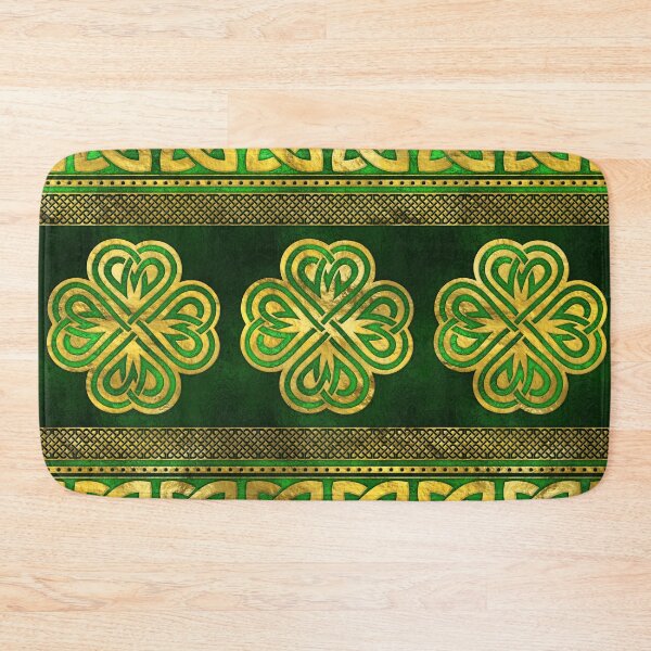Item preview, Four-leaf Lucky Clover Shamrock Ornament designed and sold by k9printart.