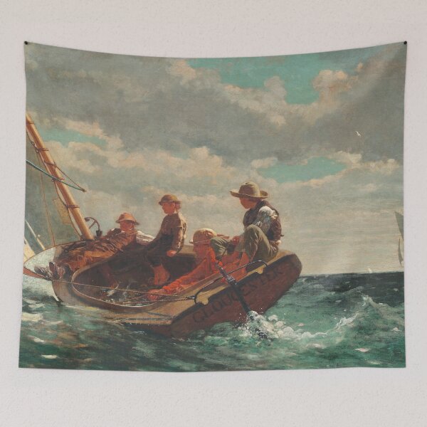 Item preview, Winslow Homer - Breezing Up (A Fair Wind) designed and sold by HistoryRestored.