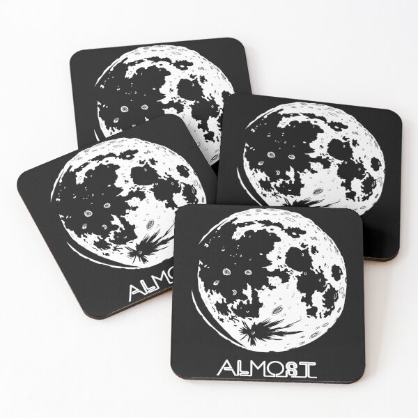 Item preview, Full Moon (Almost) White designed and sold by meomello.