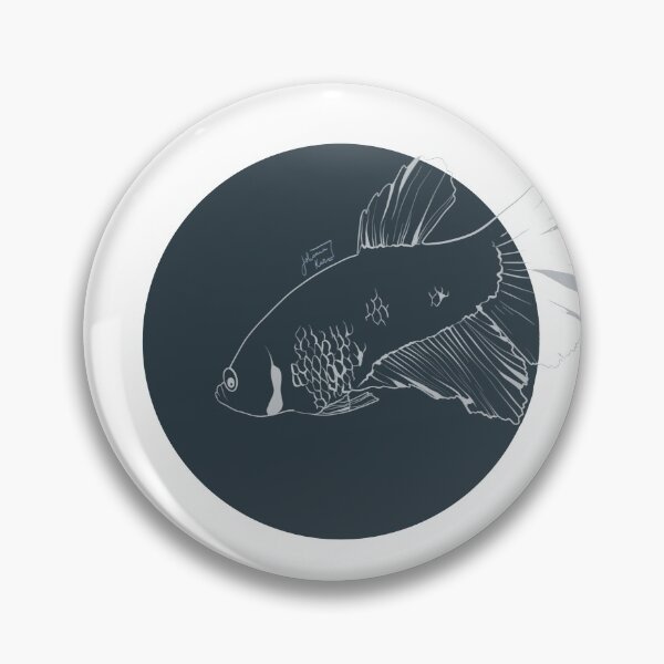 Item preview, Betta splendens moon halfmoon blue designed and sold by MyArtistry.