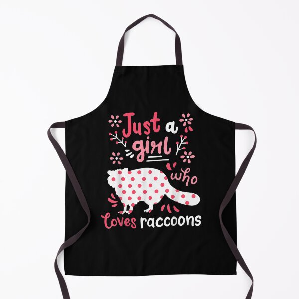 Item preview, Raccoon Just A Girl Raccoons Gift designed and sold by aguilaro.