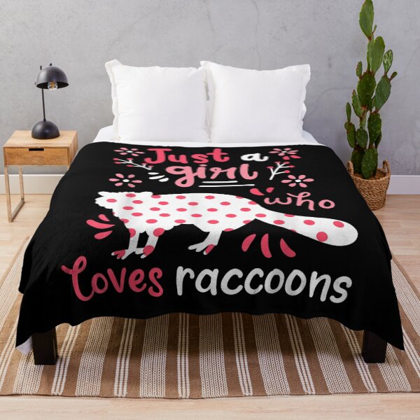 Item preview, Raccoon Just A Girl Raccoons Gift designed and sold by aguilaro.