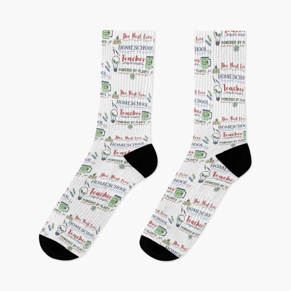 Item preview, The Best Ever HOMESCHOOL Teacher, POWERED BY PLANTS designed and sold by zanybay.