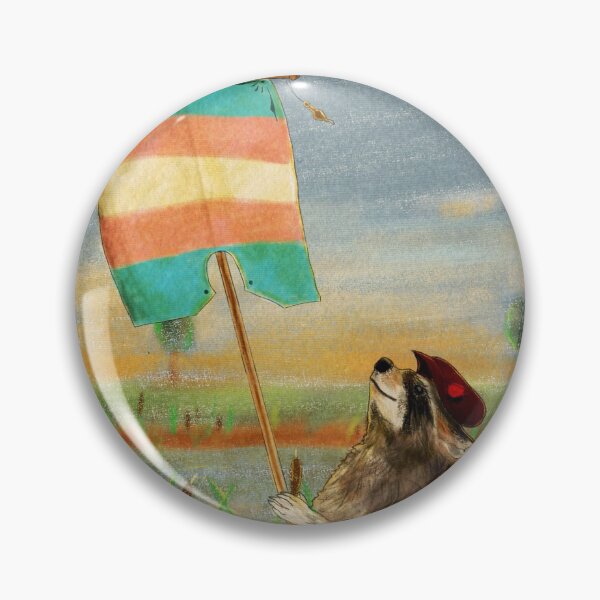 Item preview, Be Proud - Trans LGBTQI raccoon designed and sold by Loki Propagandart.