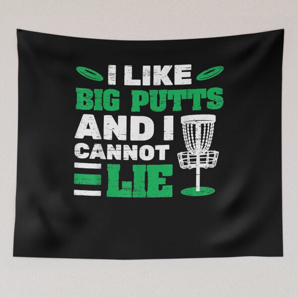 Item preview, I Like Big Putts And I Cannot Lie Frisbee Target Disk Golf  designed and sold by aguilaro.