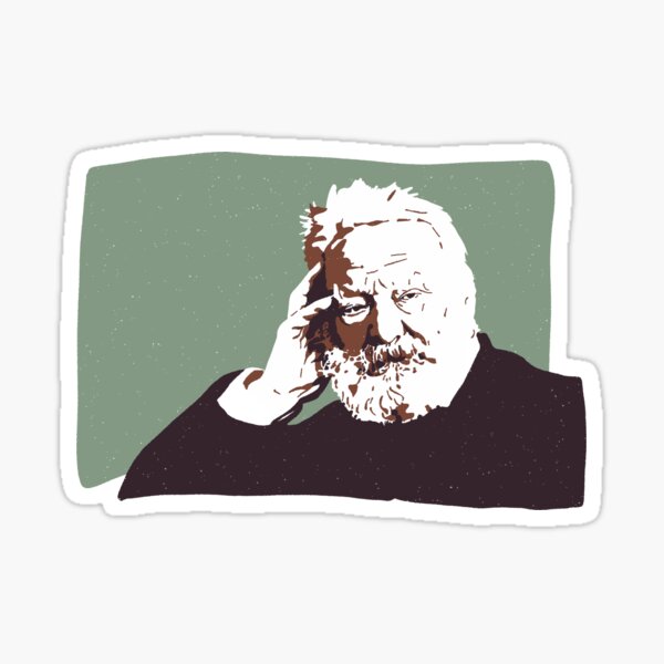 Victor Hugo Sticker