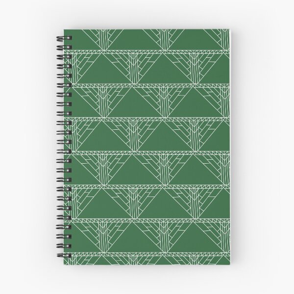 Item preview, Dark Green wth White Geometric Design designed and sold by shadowbright.