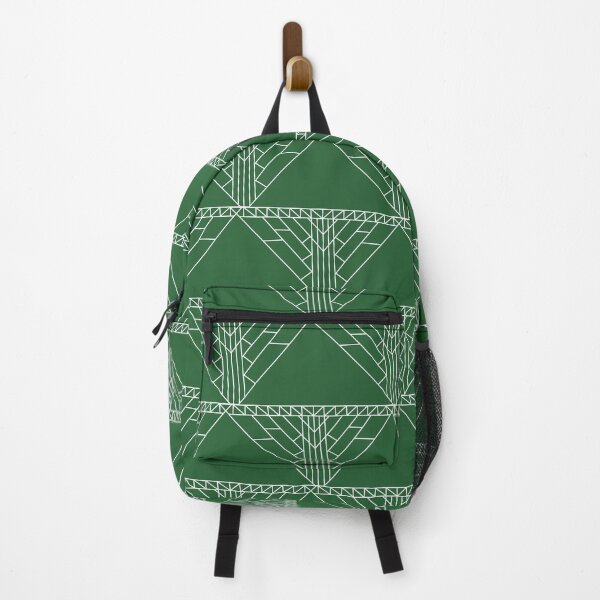 Item preview, Dark Green wth White Geometric Design designed and sold by shadowbright.