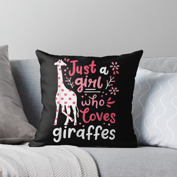 Item preview, Giraffe Just A Girl Giraffes Gift  designed and sold by aguilaro.