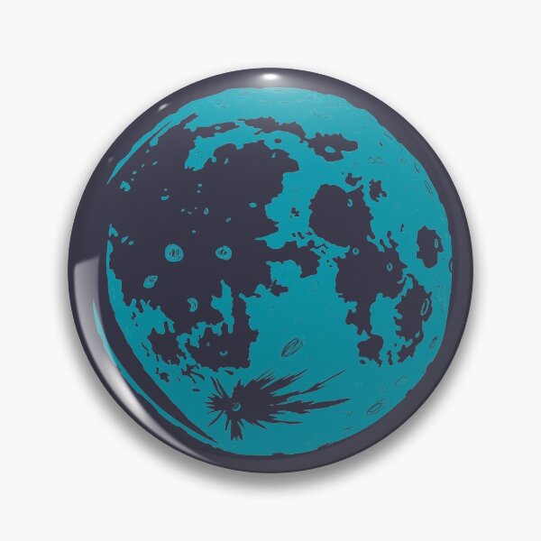 Item preview, Full Moon (Almost) Blue designed and sold by meomello.