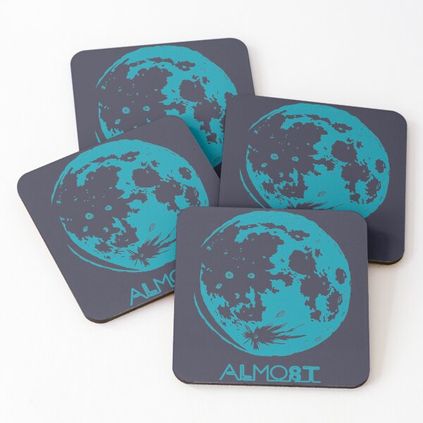 Item preview, Full Moon (Almost) Blue designed and sold by meomello.