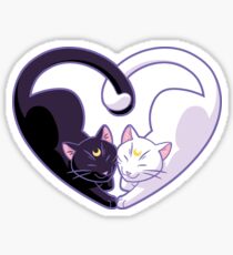 Pegatina Luna Kitty Love