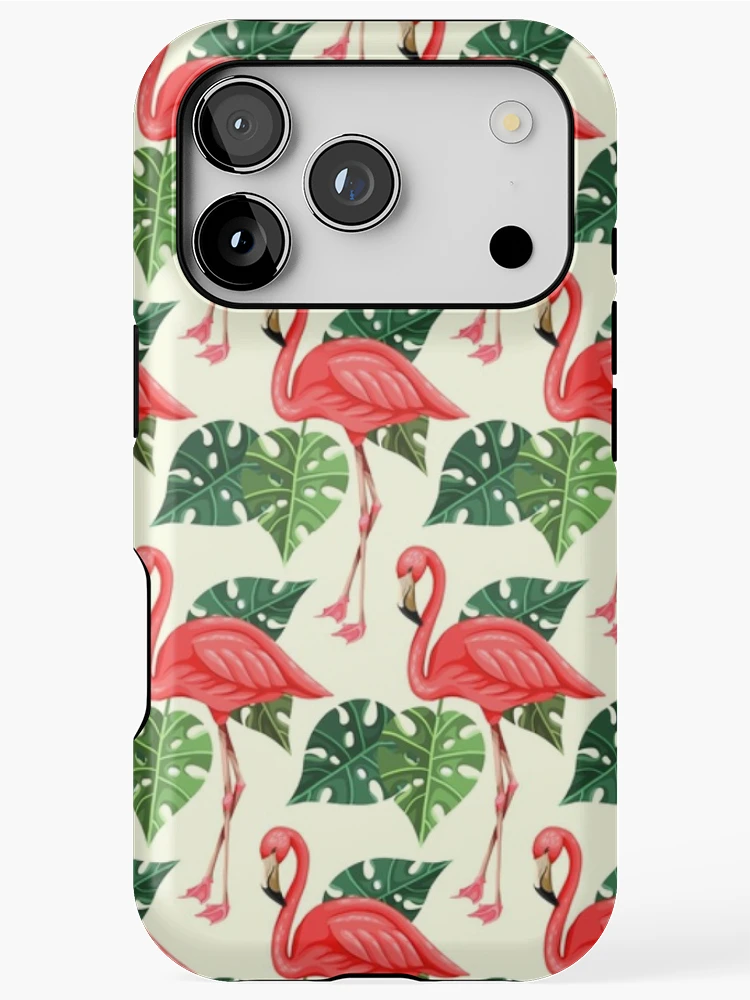 Thumbnail 1 of 4, iPhone Case, Flamingo Pattern designed and sold by Ristinga.