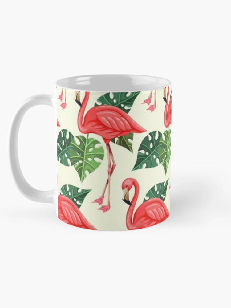 Thumbnail 5 of 6, Coffee Mug, Flamingo Pattern designed and sold by Ristinga.