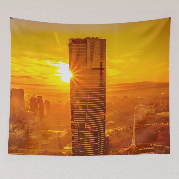 Item preview, Daybreak Over Melbourne and the Eureka Tower designed and sold by Steven Jodoin.
