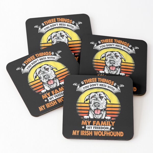 Item preview, Three Things You Don't Mess With Irish Wolfhound Dog Lover  designed and sold by aguilaro.