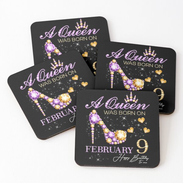 Item preview, A Queen Was Born On February 9 Happy Birthday To Me Queen  designed and sold by aguilaro.