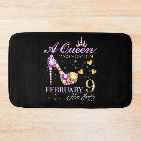 Item preview, A Queen Was Born On February 9 Happy Birthday To Me Queen  designed and sold by aguilaro.