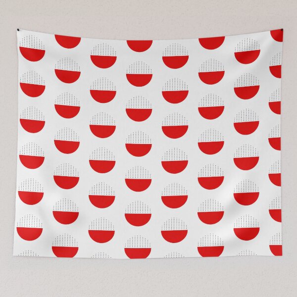 Item preview, half red circle  designed and sold by RehabMohamad.
