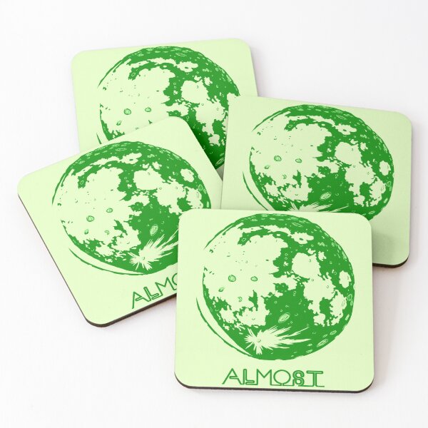 Item preview, Full Moon (Almost) Green designed and sold by meomello.