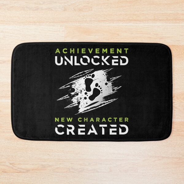 Item preview, Achievement Unlocked New Character Created Pregnant Parent Father Dad Parenting Announcement Gender Reveal Mommy designed and sold by shirti.