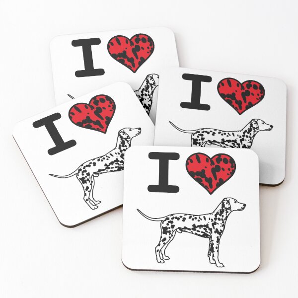 Item preview, I Love Dalmatian designed and sold by LaftaDesign.