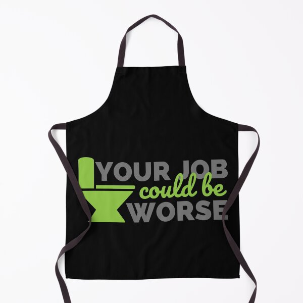 Item preview, Your Job Could Be Worse Green Toilet Design designed and sold by SweetAndSpice.