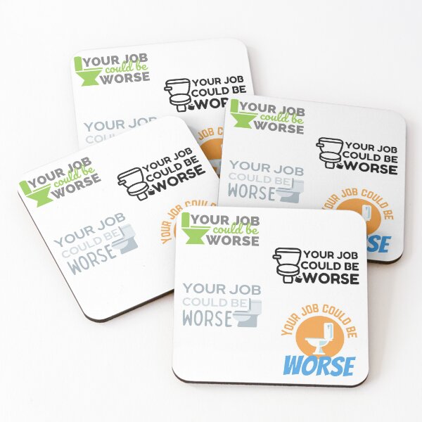 Item preview, Your Job Could Be Worse Sticker Pack designed and sold by SweetAndSpice.