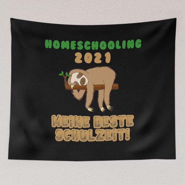 Item preview, Homeschooling, student, school child, 2021, school, sloth designed and sold by ThommyBLN.