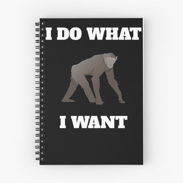 Item preview, I Do What I Want Funny Chimpanzee designed and sold by Salvadax.